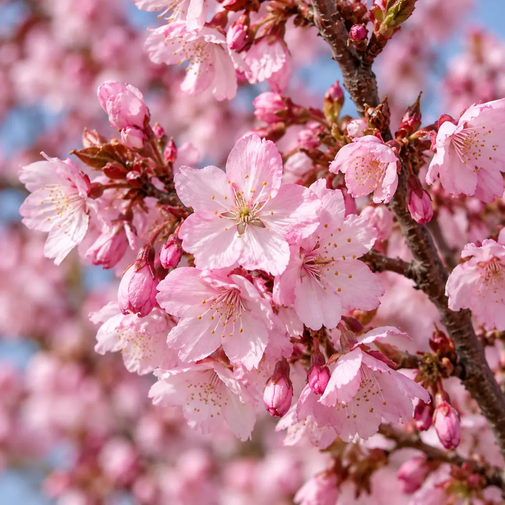 prunus autumnalis rosea fleurs.webp
