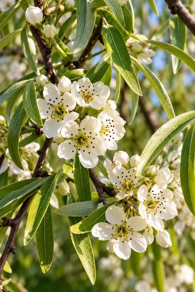 pyrus salicifolia fleurs.webp
