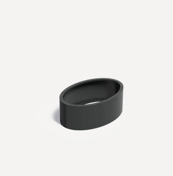 Bac ellipse en aluminium (sans fond)