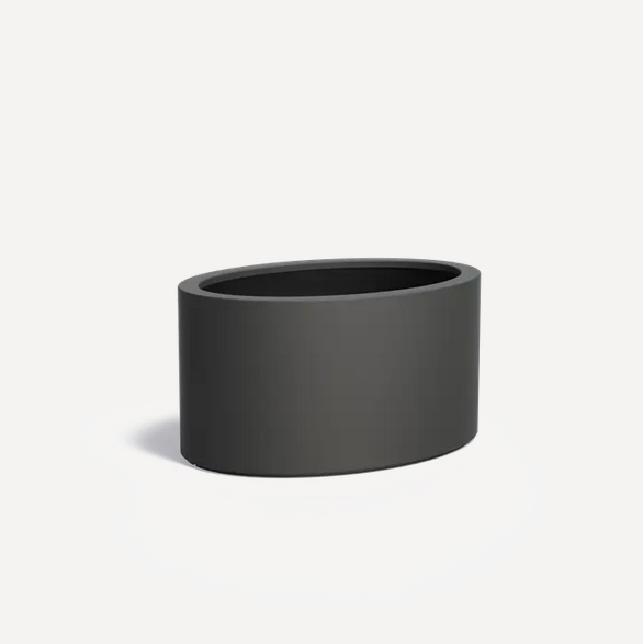 Bac ellipse en polyester (1150x800x600mm, Blanc signalisation (RAL 9016) - Mat)