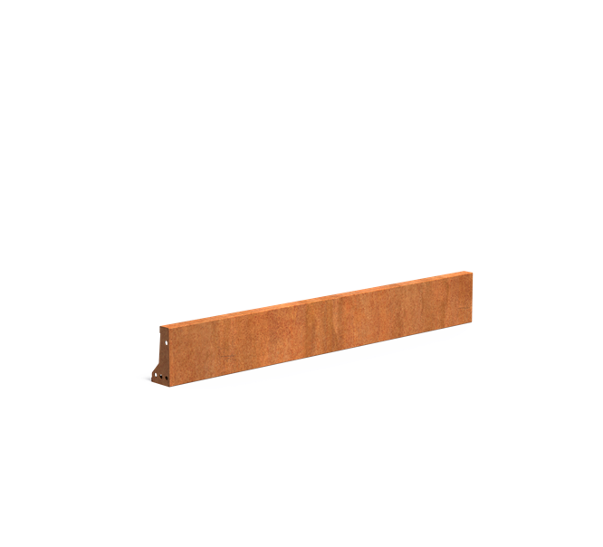 Murs de soutènement en Acier Corten (Hauteur 200mm)