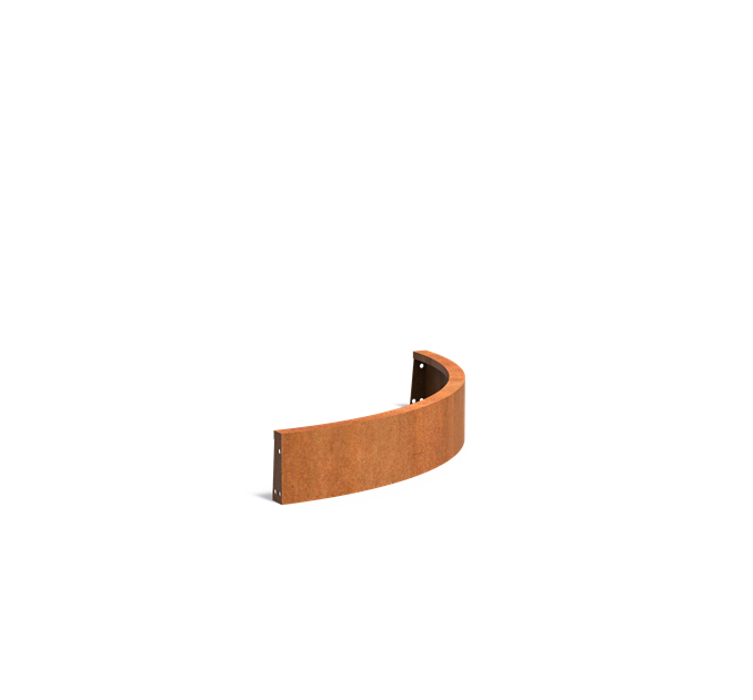 Murs de soutènement en Acier Corten (Hauteur 200mm)