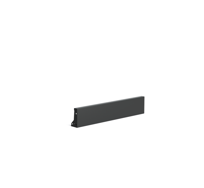 Murs de soutènement en Aluminium (Hauteur 200mm) (1000x50mm, Blanc signalisation (RAL 9016) - Mat)