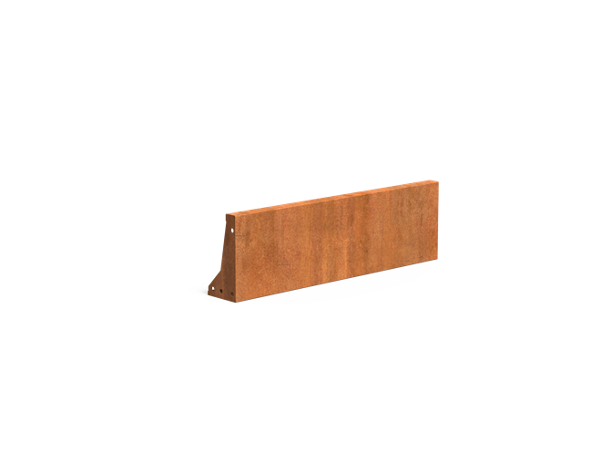 Murs de soutènement en Acier Corten (Hauteur 300mm) (1000x50mm)