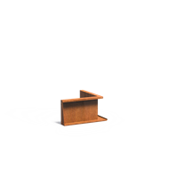 Murs de soutènement en Acier Corten (Hauteur 300mm)