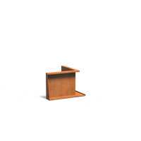 Murs de soutènement en Acier Corten (Hauteur 400mm)