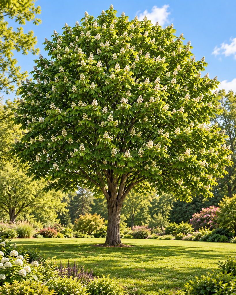 Aesculus hippocastanum 'Baumannii'